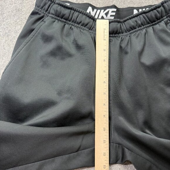 Nike Jogger Men M Black 28" Tapered Fleece DRI-FIT Sweatpants AO2370 b114 - Picture 16 of 16